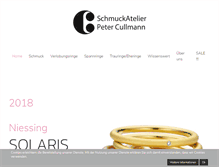 Tablet Screenshot of cullmann-schmuck.de